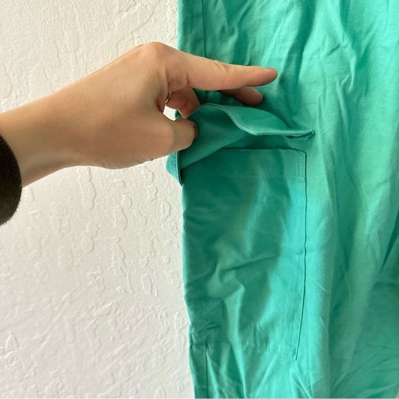 ABOUND Nordstrom Cargo Jogger Pants X Small Green Marine Elastic Waist Pull On - Picture 3 of 6